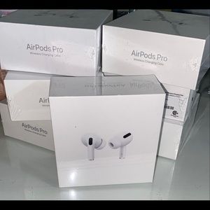 Brand new Apple AirPods pro w/ wireless charger
